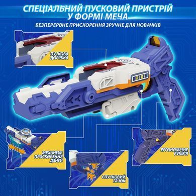 Infinity Nado Набор VII Power Battle Set &laquo;Громовой охотник теней&raquo; и &laquo;Огненное колесо взрыва&raquo; (Thunder Shadow Hunter vs Fiery Blast Wheel) EU664180 фото