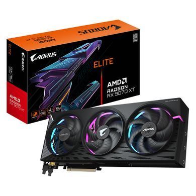 Gigabyte Відеокарта Radeon RX 9700 XT 16GB GDDR6 AORUS ELITE GV-R9070XTAORUS_E-16GD фото