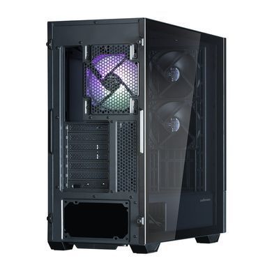 Zalman Корпус Z10 DS, без БП, 2xUSB3.0, 1хUSB Type-C, 2х120мм, 1x120мм ARGB, TG Side Panel, ATX, Monitor, чёрный Z10DSBLACK фото