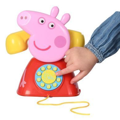 Игрушка-каталка на веревочке PEPPA - ТЕЛЕФОН ПЕППЫ 1684687 фото