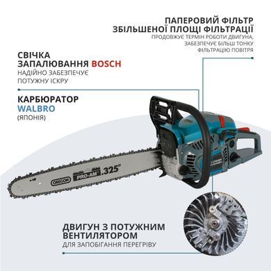 K&ouml;nner & S&ouml;hnen Пила бензиновая KS CS31G-18-1 45см 54.5см3 5.6кг KSCS31G-18-1 фото