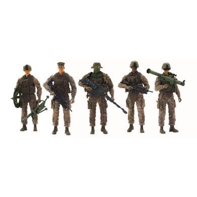 Игровой набор фигурок солдат ELITE FORCE &mdash; РАЗВЕДКА (5 фигурок, аксесс.) 101854 фото