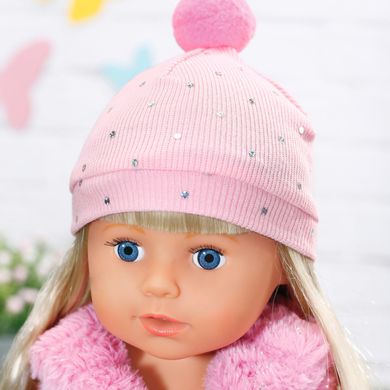 Набор одежды для куклы BABY BORN - ВЕСЕННИЙ СТИЛЬ (шубка, штаны, шапка) 833834 фото