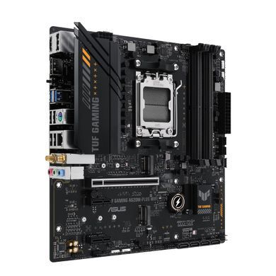 ASUS Материнcька плата TUF GAMING A620M-PLUS WIFI sAM5 A620 4xDDR5 HDMI DP mATX 90MB1F00-M0EAY0 фото
