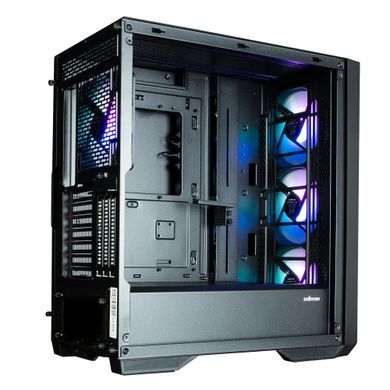 Zalman Корпус Z9 Iceberg MS без БЖ 2xUSB3.0, 2xUSB2.0 1xUSB 3.1 Gen2 Type-C 4x140мм ARGB VGA 390мм LCS ready TG Side Panel EATX чёрный Z9ICEBERGMSBLACK фото