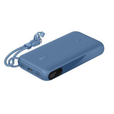 Belkin Аккумулятор портативный литий-ионный Power Bank Belkin 20000мА&middot;ч, 20Вт, с дисплеем, синий BPB028HQBL фото