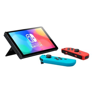 Nintendo Игровая консоль Switch OLED (красный и синий) 045496453442 фото
