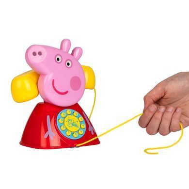 Игрушка-каталка на веревочке PEPPA - ТЕЛЕФОН ПЕППЫ 1684687 фото
