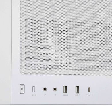 2E Gaming Корпус Dominator Pro G2302W, без БП 2xUSB3.0, 1xUSBType-C, 4x120мм ARGB, VGA 380мм, LCS ready, контроллер з пультом, TG Side Panel, TG/Mesh Front panel, ATX, белый 2E-G2302W фото