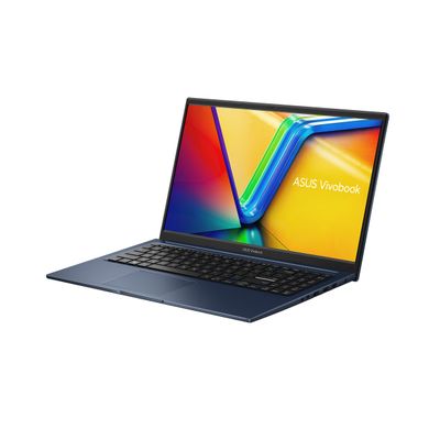ASUS Ноутбук Vivobook 15 X1504VA-BQ499 15.6" FHD IPS, Intel i3-1315U, 16GB, F512GB, UMA, noOS, Блакитний 90NB10J1-M00PH0 фото