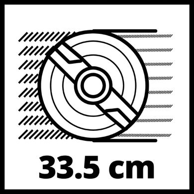 Газонокосарка акумуляторна Einhell GE-CM 36/34-1 Li-Solo, PXC 18В, 33.5см, 30л, 11.9кг, (без АКБ та ЗП) 3413226 фото