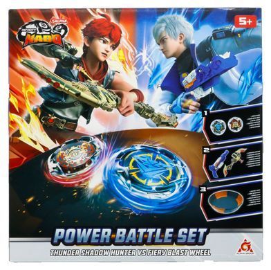 Infinity Nado Набор VII Power Battle Set &laquo;Громовой охотник теней&raquo; и &laquo;Огненное колесо взрыва&raquo; (Thunder Shadow Hunter vs Fiery Blast Wheel) EU664180 фото