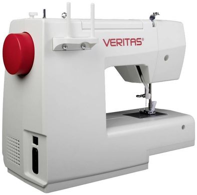 Швейная машина VERITAS MARIE, электромех., 70Вт, 13 шв.оп., петля полуавтомат, белый + красный MARIE фото