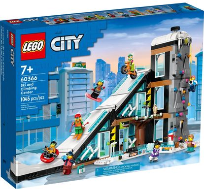 Конструктор LEGO City Гірськолижний і скелелазний цент 60366 фото