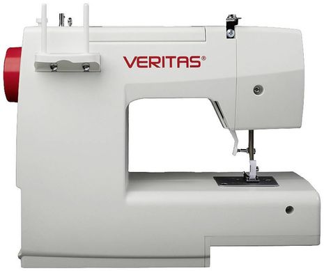 Швейная машина VERITAS MARIE, электромех., 70Вт, 13 шв.оп., петля полуавтомат, белый + красный MARIE фото