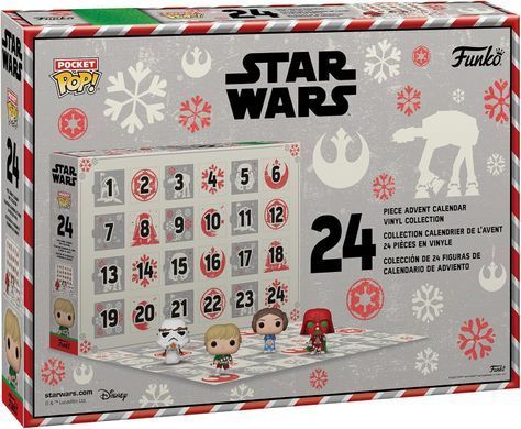 Funko Набор подарочный Funko POP Advent Calendar: Star Wars Holiday 62090 фото
