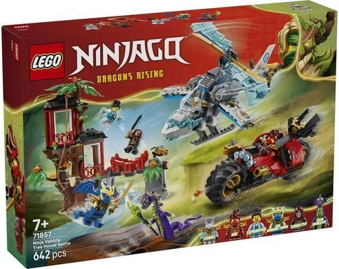 LEGO Конструктор LEGO Ninjago Автомобільна битва ніндзя біля будинку на дереві 71857 фото