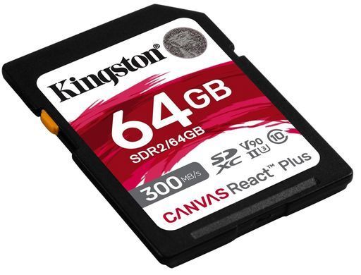 Kingston Карта памяти 64GB SDXC C10 UHS-II U3 R300/W260MB/s SDR2/64GB фото