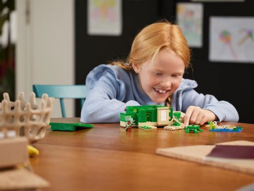 LEGO Конструктор Minecraft Пляжный дом в форме черепахи 21254 фото