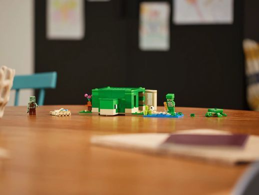 LEGO Конструктор Minecraft Пляжный дом в форме черепахи 21254 фото