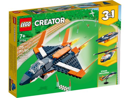Конструктор LEGO Creator Сверхзвуковой самолёт 31126 фото