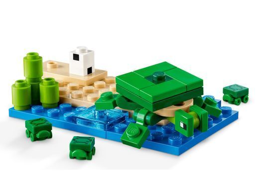 LEGO Конструктор Minecraft Пляжный дом в форме черепахи 21254 фото