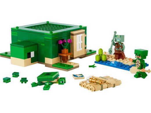 LEGO Конструктор Minecraft Пляжный дом в форме черепахи 21254 фото