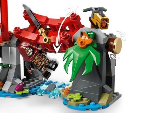 LEGO Конструктор LEGO Ninjago Автомобільна битва ніндзя біля будинку на дереві 71857 фото