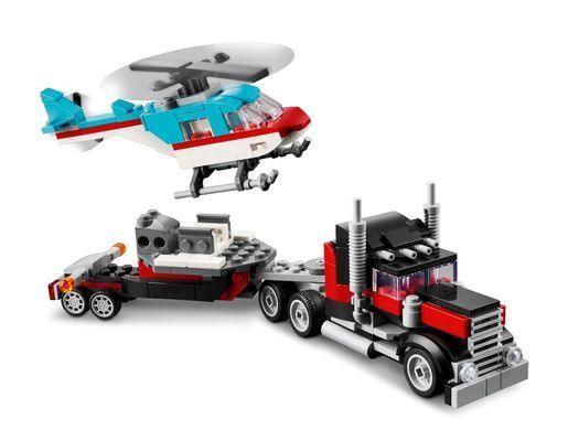 LEGO Конструктор Creator Бортова вантажівка з гелікоптером 31146 фото