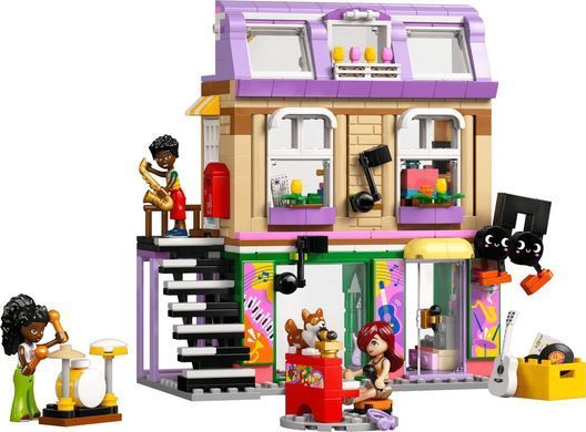 LEGO Конструктор LEGO Friends Музична крамниця і квартира 42653 фото