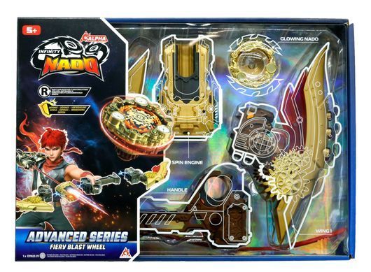 Infinity Nado Дзига серии Advanced VII &laquo;Огненное колесо взрыва&raquo; (Fiery Blast Wheel) EU664123 фото
