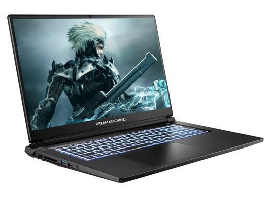 Dream Machines Ноутбук Dream Machines RT5050-17 17.3FHD IPS, AMD AI 7 350, 32GB, F2TB, NVD5050-8, DOS, чорний RT5050-17UA25 фото