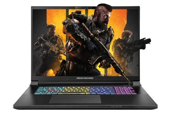 Dream Machines Ноутбук Dream Machines RX5090-18 18UHD+, Intel U9-275HX, 32GB, F2TB, NVD5090-24, DOS, чорний RX5090-18UA29 фото