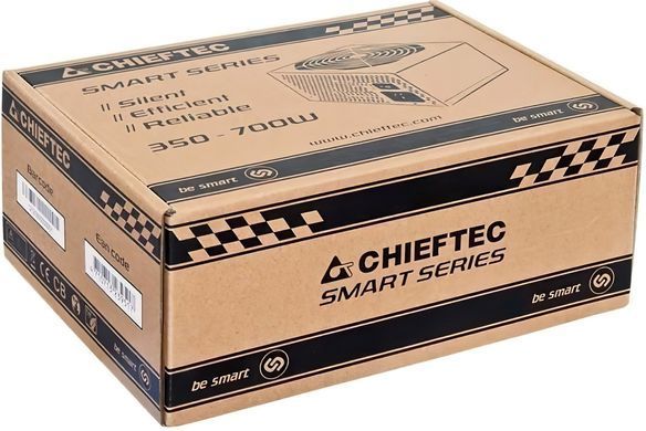 Chieftec Блок питания RETAIL Smart GPS-600A8,600W,12cm fan,eff. >85%,24+8pin(4+4),2xMolex,4xSATA,2xPCIe 8pin(6+2) GPS-600A8 фото