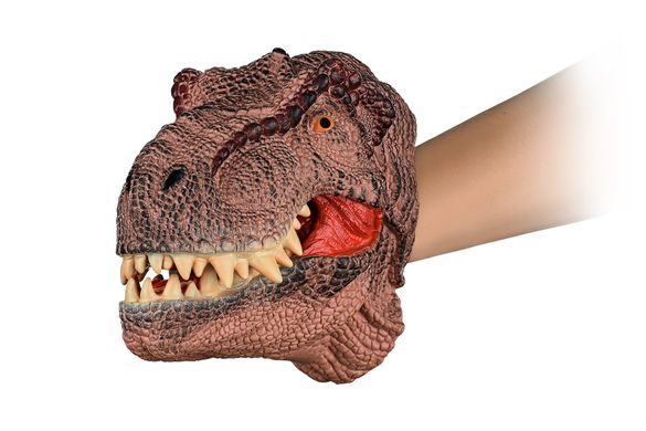 Іграшка-рукавичка Same Toy Тиранозавр коричневий X311UT фото