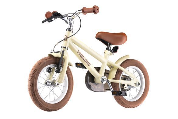 Miqilong Дитячий велосипед RM 12" бежевий ATW-RM12-BEIGE фото