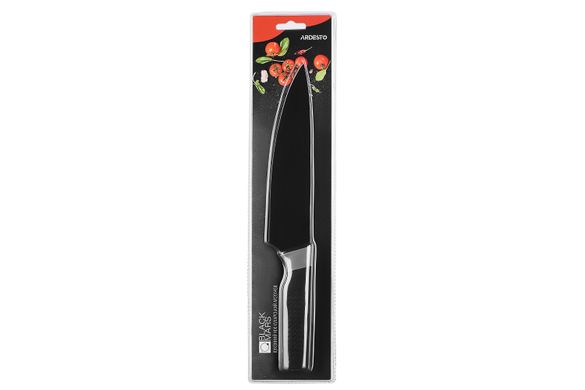 Кухонный нож поварской Ardesto Black Mars, 20 см,черный, нерж. сталь, пластик AR2014SK фото