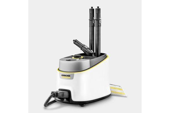 Karcher Пароочисник SC 4 Deluxe Iron, 2200Вт, 1300мл, 4Бар, праска, швабра, білий 1.513-462.0 фото