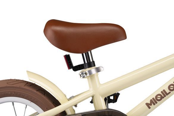 Miqilong Дитячий велосипед RM 12" бежевий ATW-RM12-BEIGE фото
