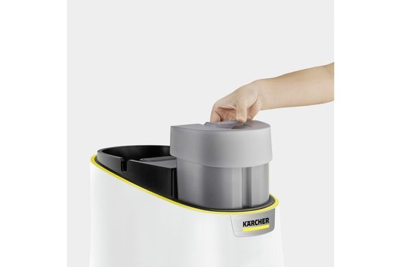 Karcher Пароочисник SC 4 Deluxe Iron, 2200Вт, 1300мл, 4Бар, праска, швабра, білий 1.513-462.0 фото