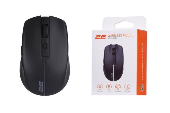 2E Миша MF270 Silent Rechargeable WL Black 2E-MF270WBK фото