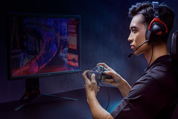 ASUS Геймпад ROG Raikiri Pro for Xbox, USB-A/BT/WL чорний 90GC00W0-BGP000 фото