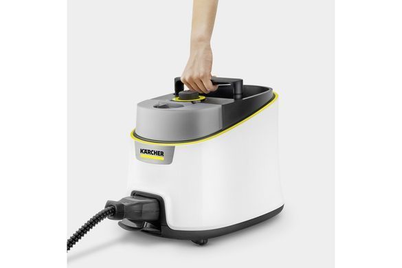 Karcher Пароочисник SC 4 Deluxe Iron, 2200Вт, 1300мл, 4Бар, праска, швабра, білий 1.513-462.0 фото