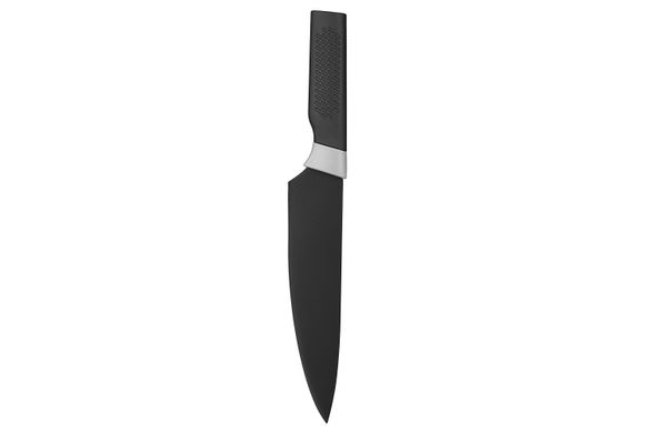 Кухонний ніж кухарський Ardesto Black Mars, 20 см, чорний, нерж. сталь, пластик AR2014SK фото