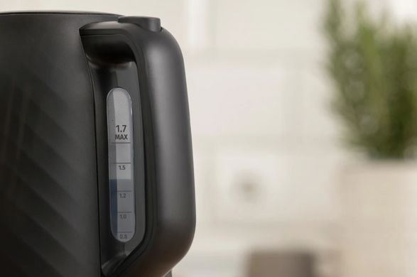 Gorenje Електрочайник 1.7л, Strix контроль, чорний матовий K17SPB фото