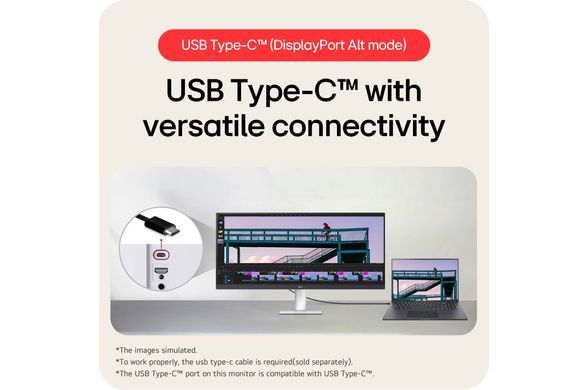LG Монитор LG 29" 29U531A-W HDMI, DP, USB-C, Audio, IPS, 2560:1080, 21;9, 100Hz, sRGB 99%, HDR10 29U531A-W фото
