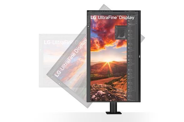 LG Монітор LG 31.5" 32UN880K-B 2xHDMI, DP, USB-С, MM, IPS, 3840x2160, DCI-P3 95%, Pivot, HDR10 32UN880K-B фото