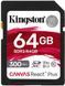 Kingston Карта памяти 64GB SDXC C10 UHS-II U3 R300/W260MB/s 1 - магазин Coolbaba Toys