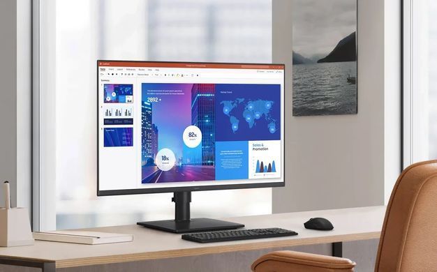 Samsung Монітор 27" S27D400 2*HDMI, DP, USB, IPS, 100Hz LS27D400GAIXCI фото