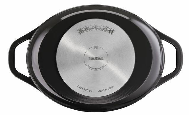 Tefal Каструля Tefal Air, з кришкою, 5.7л, алюміній, чорний E2558904 фото